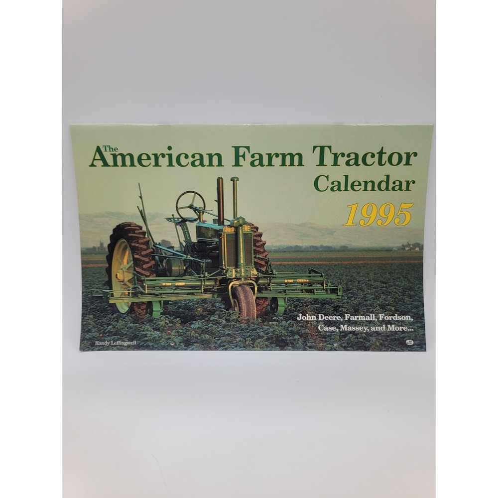 Vintage 1995 American Farm Tractor Calendar John Deere Farmall Case Sealed